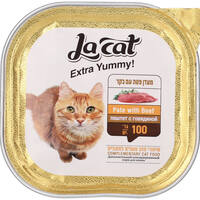 מעדן לחתול פטה בקר לה קט 100 גרם
