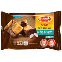 עוגת הבית בראוניס קוקוס כשר לפסח אסם 430 גרם