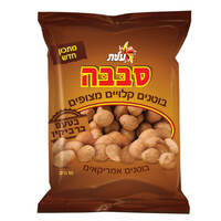 סבבה בוטנים אמריקאים מצופים בטעם ברביקיו עלית 50 גרם