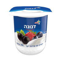 יוגורט ביו עם פירות יער 3% דנונה 150 גרם