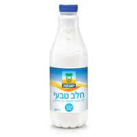 חלב טבעי 3.6% בבקבוק יטבתה 1 ליטר