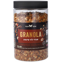 גרנולה אגוזי לוז קינמון שקד תבור 450 גרם
