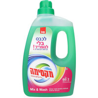 ג'ל כביסה מרוכז לכביסה צבעונית מעורבת סנו מקסימה 3 ליטר