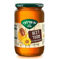 דבש טהור מפרחי בר יד מרדכי 900 גרם