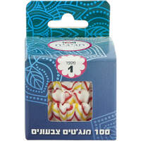 גביעי נייר צבעוניים מספר 1 חגיגית 100 יחידות