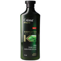 שמפו לגבר לשיער מתולתל עם קרטין ותמצית אלוורה קרמה מן 500 מ