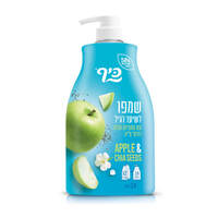 שמפו לשיער רגיל עם תמציות תפוח וזרעי צ'יה כיף 1.4 ליטר