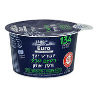 יוגורט יווני 10% בטעם טבעי יורו מחלבות אירופה 150 גרם