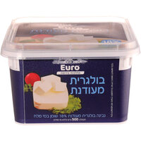גבינה בולגרית מעודנת 18% יורו מחלבות אירופה 500 גרם