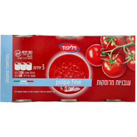 עגבניות מרוסקות פולפה וילי פוד 3 * 400 גרם