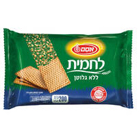 לחמית קרקר ללא גלוטן אסם 200 גרם
