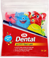 קיסמים בשילוב חוט דנטלי לילדים לייף 24 יחידות