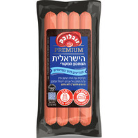 נקניקיות עוף והודו בעישון עדין פרימיום הישראלית זוגלובק 310 גרם