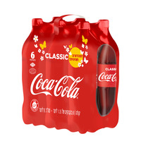 קוקה קולה משקה קולה מוגז 6 * 1.5 ליטר
