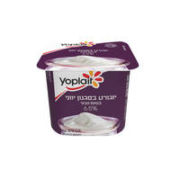 יוגורט בסגנון יווני בטעם טבעי 6.5% יופלה 125 גרם