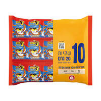 חטיף תירס אפוי בטעם גבינה צ'יטוס 10 * 20 גרם