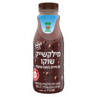 מילקשייק שוקו עם סירופ בטעם שוקולד 2% יטבתה 300 מ