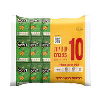 חטיף תירס מתובל בטעם חמוץ חריף דוריטוס 10 * 25 גרם