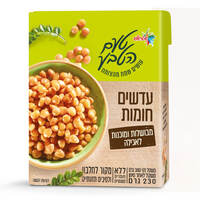 עדשים חומות מבושלות ומוכנות לאכילה טעם הטבע 380 גרם