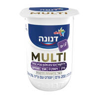 יוגורט עם צ'יה 3% דל לקטוז מולטי דנונה 200 גרם