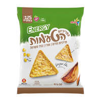 פריכיות משולשות בתיבול בצל מקורמל אנרג'י 30 גרם