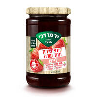 קונפיטורת תות שדה לייט יד מרדכי 310 גרם