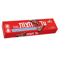 עוגיות מצופות שוקולד חלב דקות עם פצפוצי אורז ושוקולד מריר עד חצות 100 גרם