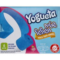 שטיח מגולגל בטעם פטל כחול יוגטה 6 * 25 גרם