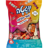 סוכריות טופי שטוחות בטעם פירות יוגטה 700 גרם