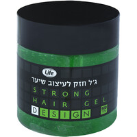 ג'ל חזק לעיצוב שיער לייף 500 מ