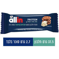 חטיף חלבון בטעם עוגיות קראנץ' לייף אול אין 100 גרם