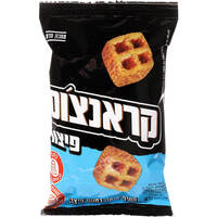 חטיף בטעם פיצה קראנצ'וס מנה 55 גרם