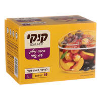 ניילון לכיסוי מזון עם גומי לארג' קוקי 18 יחידות