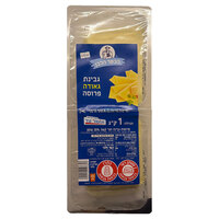 גבינת גאודה חצי קשה 28% פרוסה הכפר הלבן 1 קילו