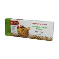 עוגיות דגנים מלאים וחמוציות רמי לוי 4 * 42 גרם