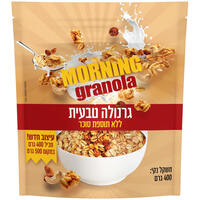 גרנולה טבעית ללא תוספת סוכר גורי 400 גרם