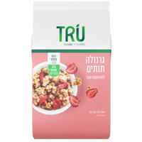 גרנולה תותים ללא תוספת סוכר טרו טרוביה 300 גרם