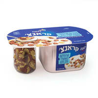יוגורט בר 4% עם קורנפלקס מצופה שוקולד חלב ושוקולד לבן דנונה 172 גרם