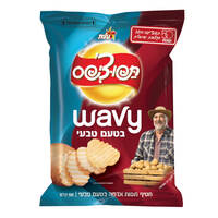 חטיף תפוחי אדמה צ'יפס בטעם טבעי תפוצ'יפס וואיווי 50 גרם