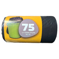 שקיות אשפה לפח גדול שחורות 50 * 70 פאלאס 75 יחידות