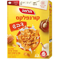 קורנפלקס פתיתי תירס עם נגיעות דבש תלמה 448 גרם
