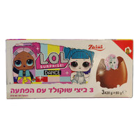 ביצי שוקולד כוח פי ג'יי עם הפתעה שמחה זה אנחנו 3 * 20 גרם