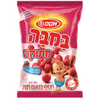 במבה מתוקה בטעם תות אסם 100 גרם