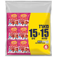במבה מתוקה בטעם תות אסם 15 * 15 גרם