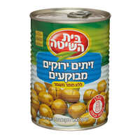זיתים ירוקים מבוקעים בית השיטה 560 גרם