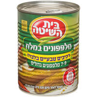 מלפפונים במלח גדולים 7-9 בית השיטה 560 גרם
