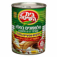 מלפפונים במלח קטנים 13-17 באלדי עם פלפל חריף ושום בית השיטה 560 גרם