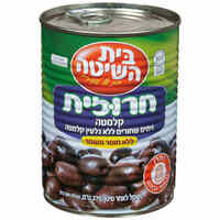 חרוזית קלמטה זיתים שחורים ללא גלעין בית השיטה 560 גרם