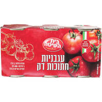 עגבניות חתוכות דק בית השיטה 3 * 400 גרם
