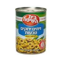 טבעות זיתים ירוקים בית השיטה 560 גרם
